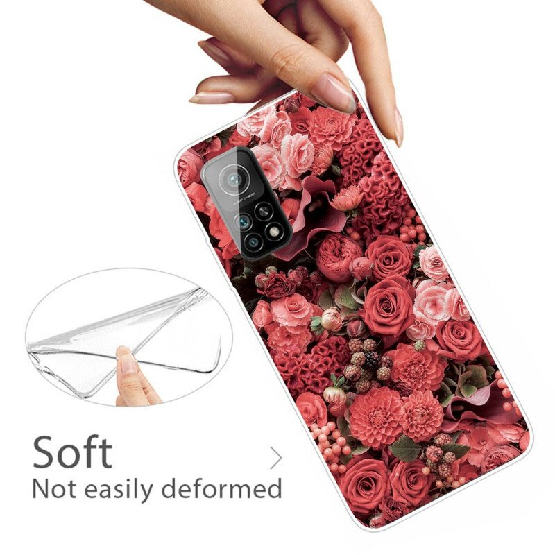 Kuori Xiaomi Mi 10T / 10T Pro Voimakkaat Kukat
