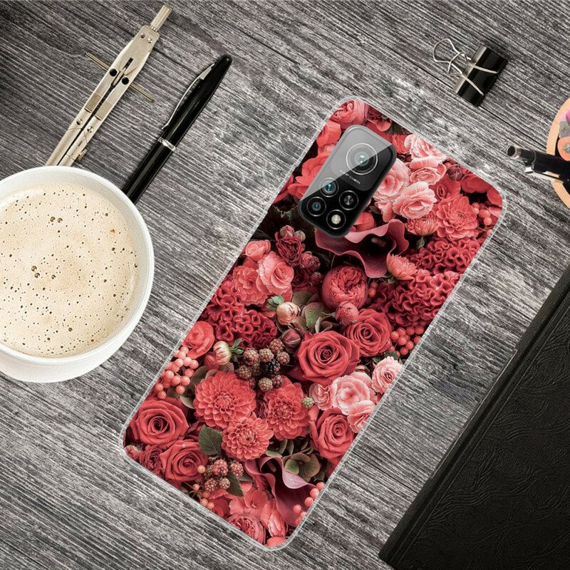 Kuori Xiaomi Mi 10T / 10T Pro Voimakkaat Kukat