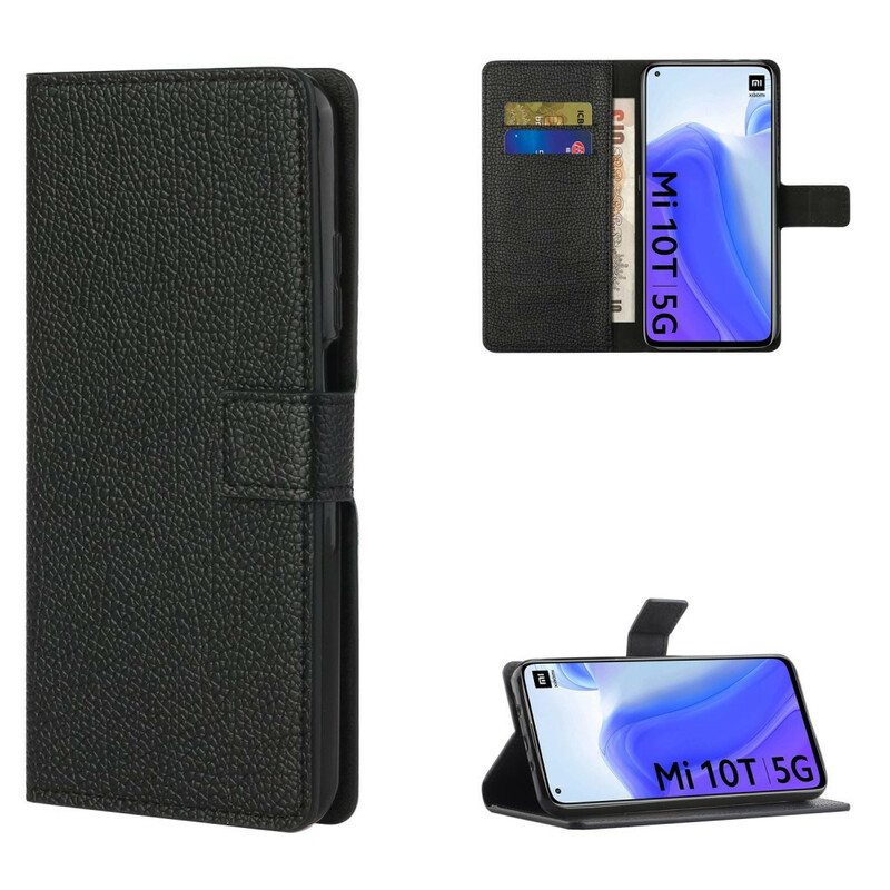 Nahkakotelo Xiaomi Mi 10T / 10T Pro Sinkku Litsi