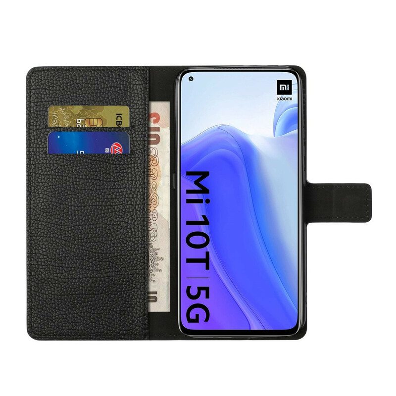 Nahkakotelo Xiaomi Mi 10T / 10T Pro Sinkku Litsi