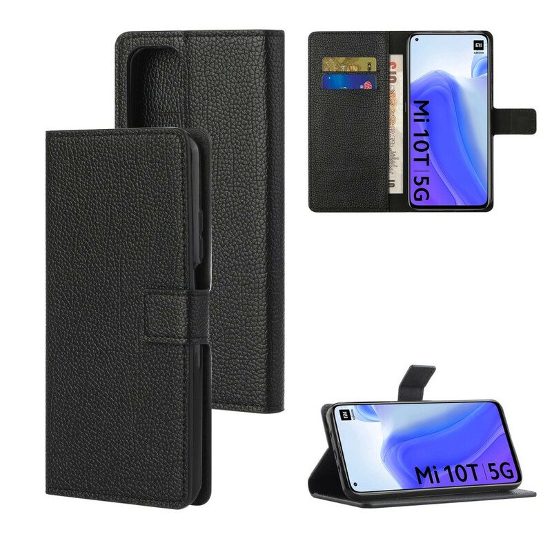 Nahkakotelo Xiaomi Mi 10T / 10T Pro Sinkku Litsi