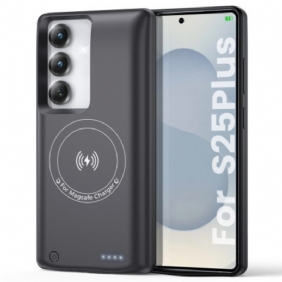 10000mah Akkukotelo Samsung Galaxy S25 Plus / S24 Plus Laturilla Ja Magneettikiinnityksellä