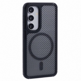 Kuori Samsung Galaxy S25 Plus 5g Magsafe-yhteensopiva Hiilikuitu