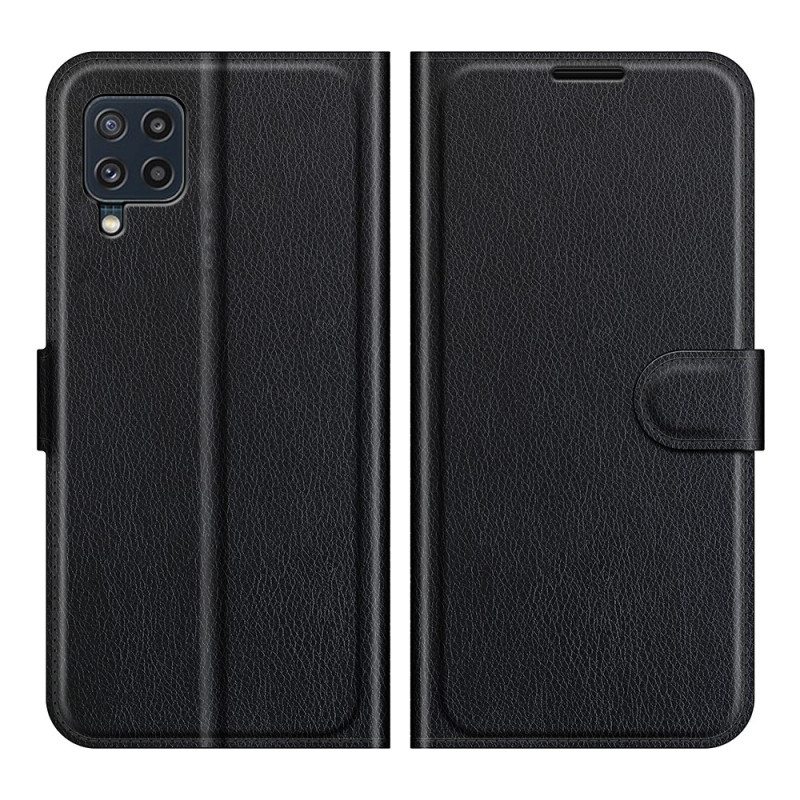 Kotelot Samsung Galaxy M32 Klassinen Litsi-nahkaefekti