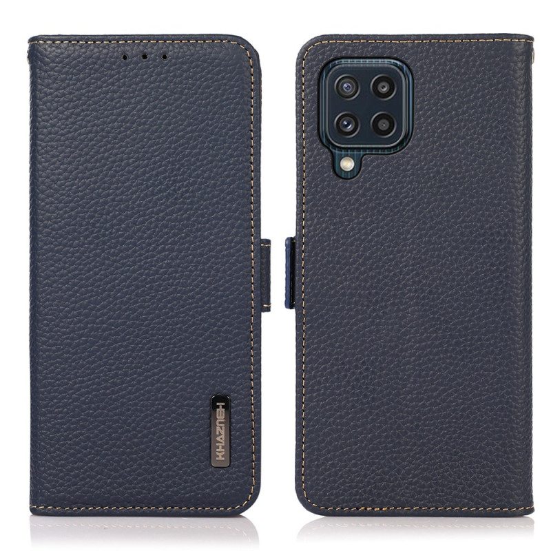 Kotelot Samsung Galaxy M32 Litsi Nahka Khazneh Rfid