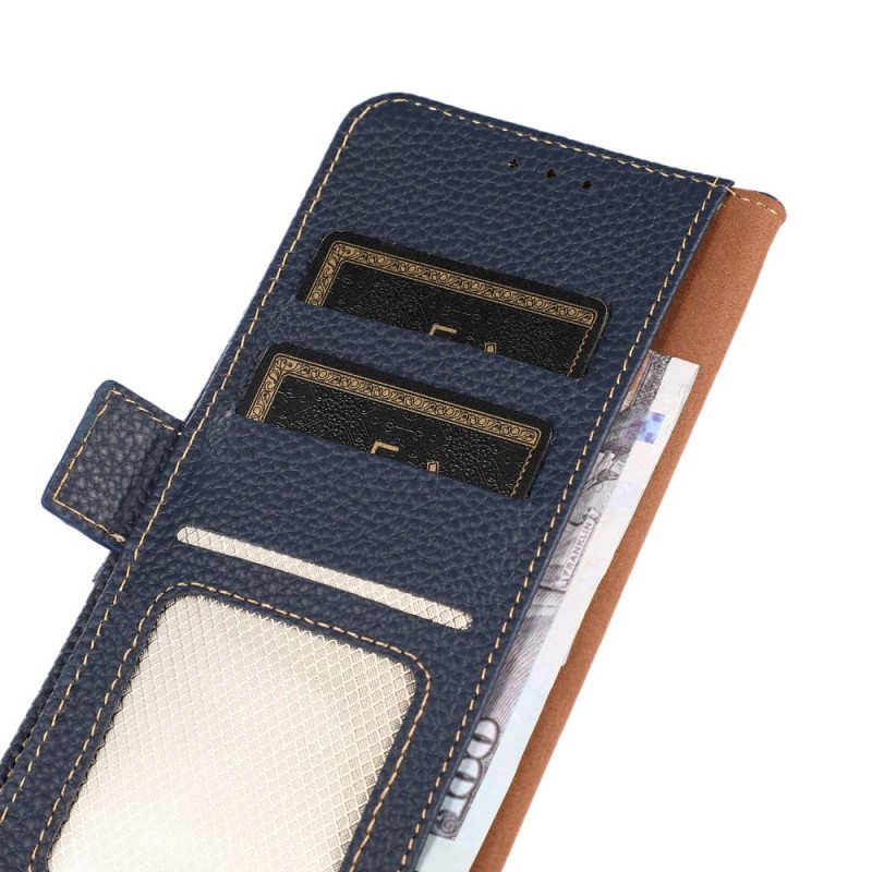 Kotelot Samsung Galaxy M32 Litsi Nahka Khazneh Rfid