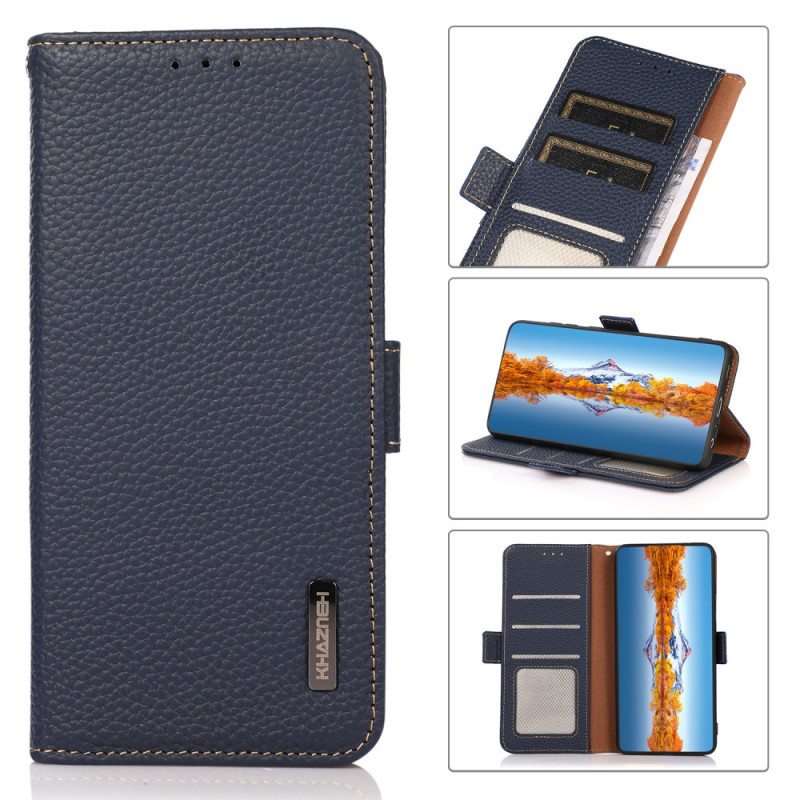 Kotelot Samsung Galaxy M32 Litsi Nahka Khazneh Rfid