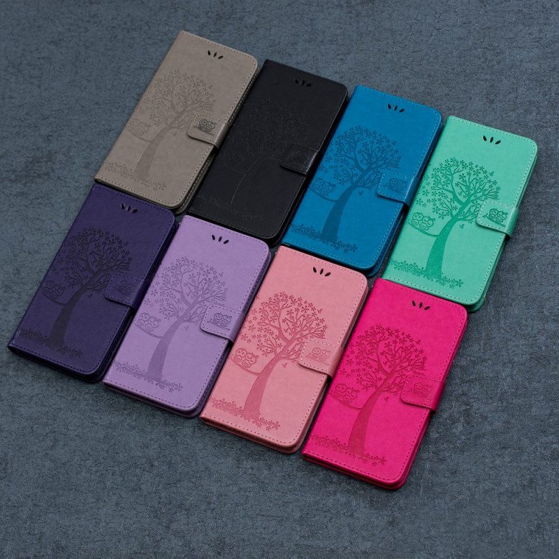 Kotelot Samsung Galaxy M32 Suojaketju Kuori Tangapuu Ja Pöllöt