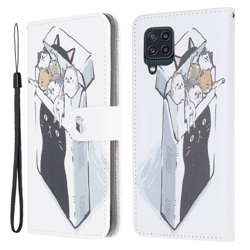 Kotelot Samsung Galaxy M32 Suojaketju Kuori Toimitus Thong Cats