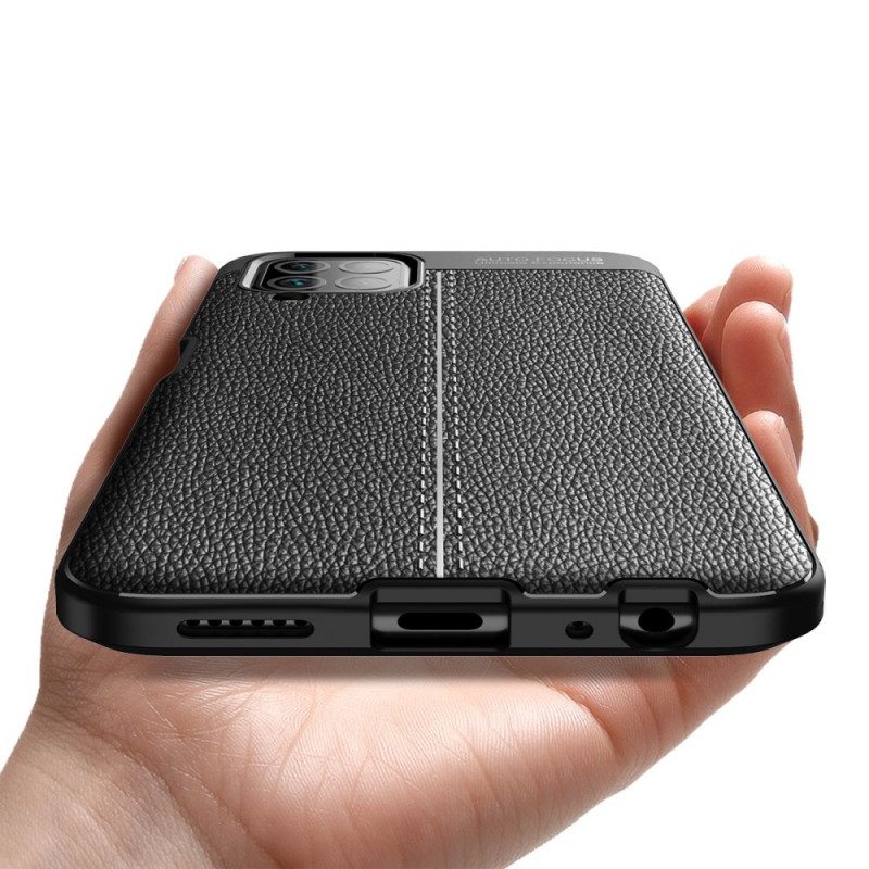 Kuori Samsung Galaxy M32 Kaksilinjainen Litsi-nahkaefekti