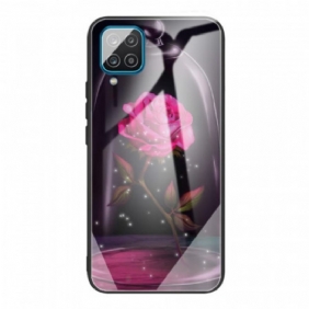 Kuori Samsung Galaxy M32 Magic Pink Tempered Glass