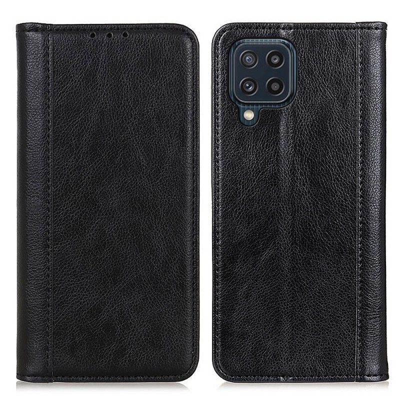 Puhelinkuoret Samsung Galaxy M32 Kotelot Flip Elegance Haljattu Litsi Nahka