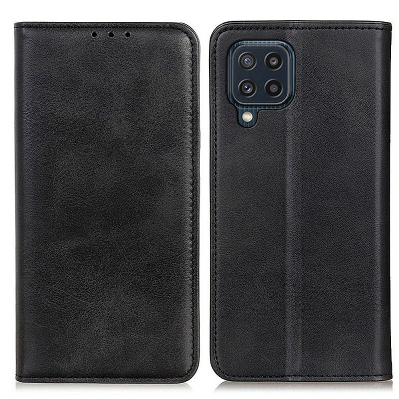 Puhelinkuoret Samsung Galaxy M32 Kotelot Flip Halkaistu Nahka