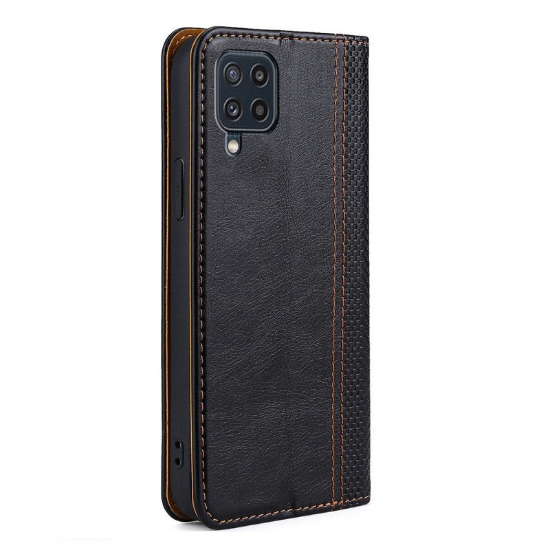 Puhelinkuoret Samsung Galaxy M32 Kotelot Flip Vintage Nahkatyyli