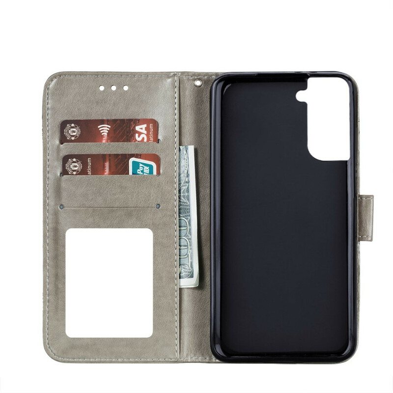 Flip Case Samsung Galaxy S21 Plus 5G Täysi Mandala
