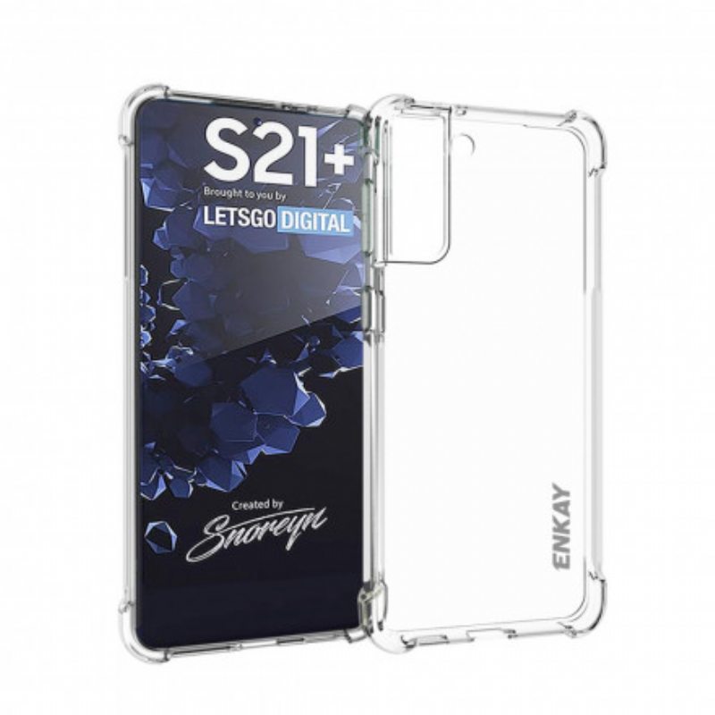 Kuori Samsung Galaxy S21 Plus 5G Enkay Combo Ja Karkaistu Lasi