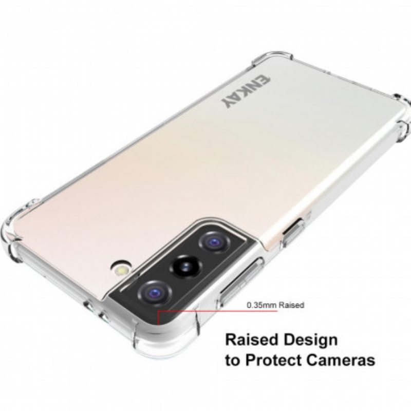 Kuori Samsung Galaxy S21 Plus 5G Enkay Combo Ja Karkaistu Lasi