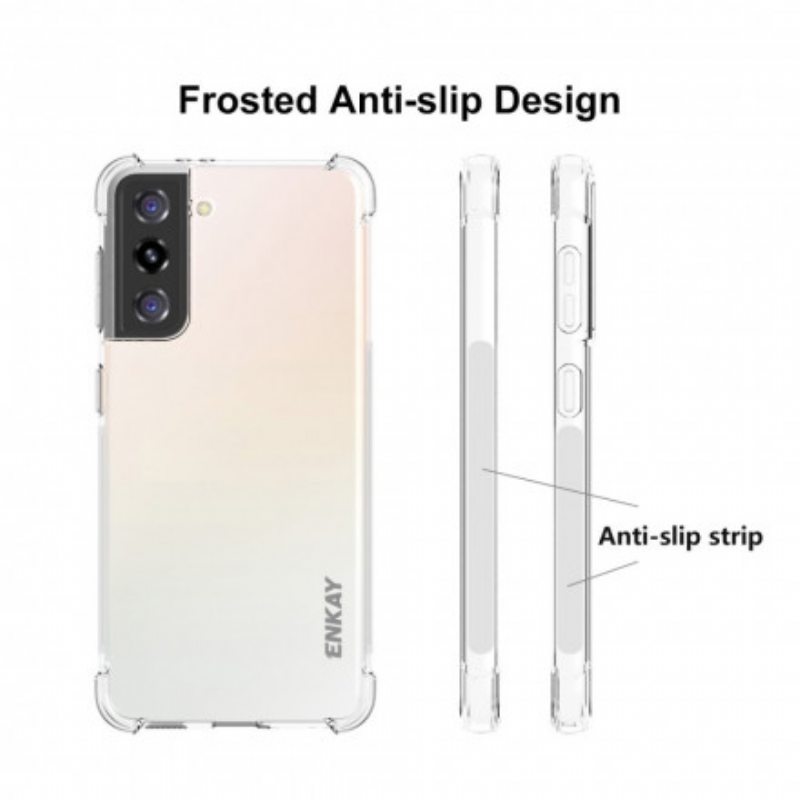 Kuori Samsung Galaxy S21 Plus 5G Enkay Combo Ja Karkaistu Lasi