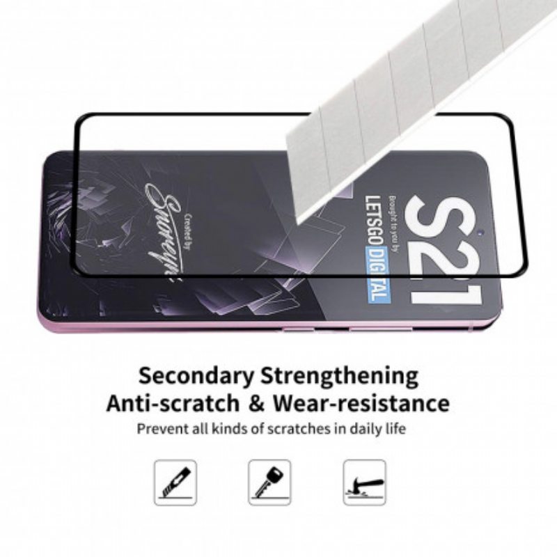 Kuori Samsung Galaxy S21 Plus 5G Enkay Combo Ja Karkaistu Lasi