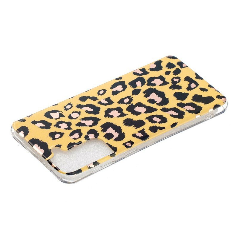 Kuori Samsung Galaxy S21 Plus 5G Leopard-tyylinen Marmori