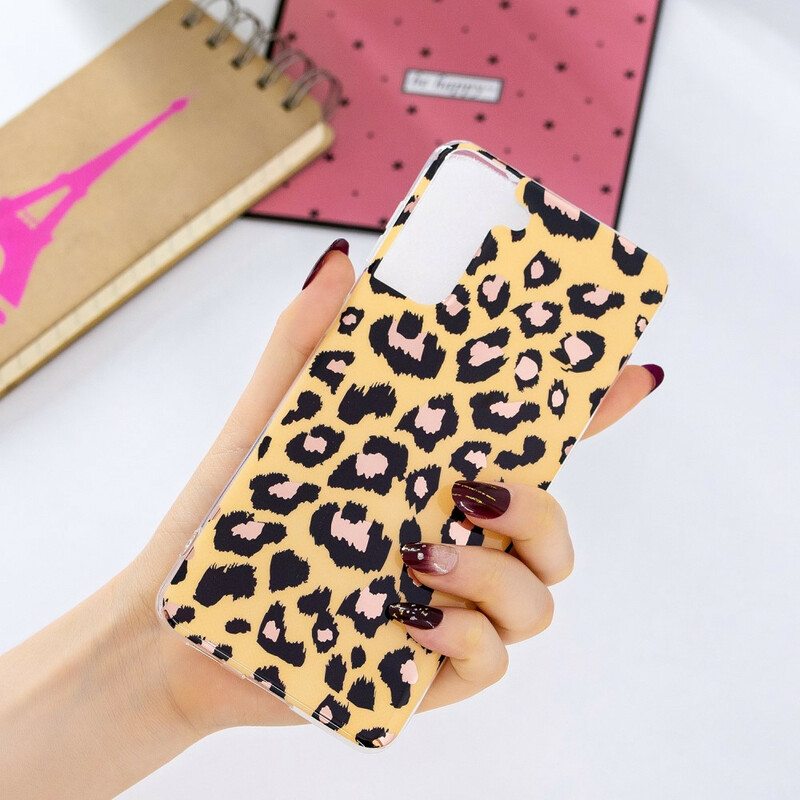 Kuori Samsung Galaxy S21 Plus 5G Leopard-tyylinen Marmori