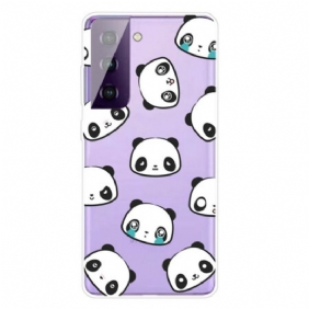 Kuori Samsung Galaxy S21 Plus 5G Saumaton Tunteellinen Panda