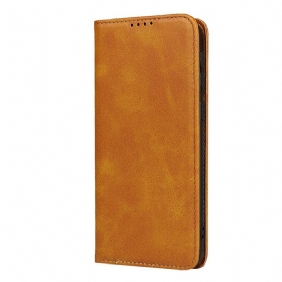 Puhelinkuoret Samsung Galaxy M21 Kotelot Flip Elegance Haljattu Nahka