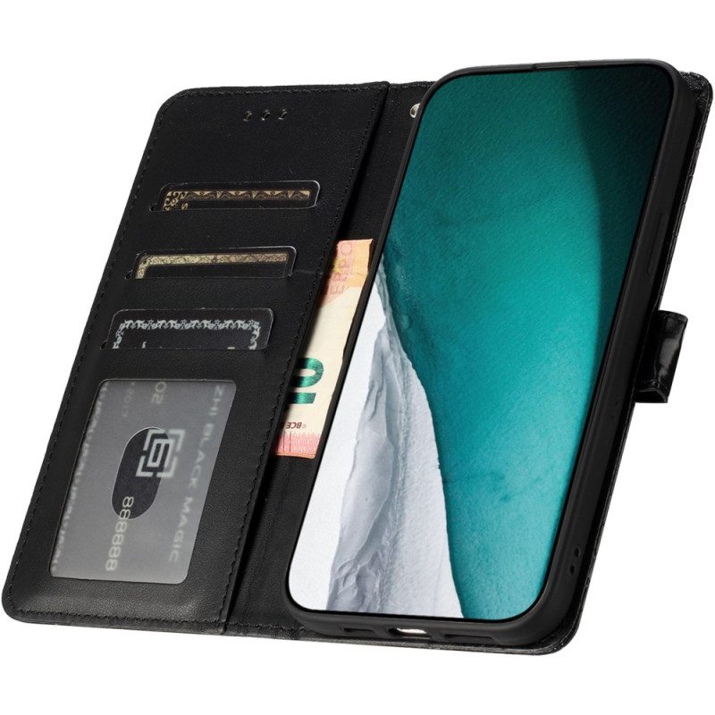 Kotelot iPhone 16 Pro Krokotiilityyli Hihnalla
