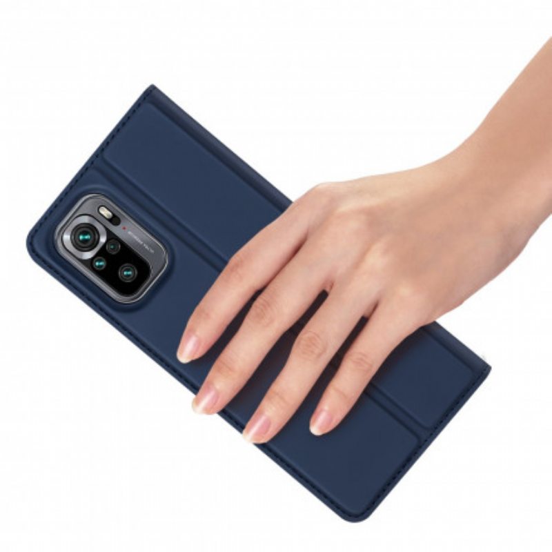 Puhelinkuoret Poco M5s Kotelot Flip Skin Pro Dux Ducis