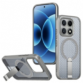 Kuori Xiaomi 17 Magneettinen Ruudukkokuvio Ja Tukijalka