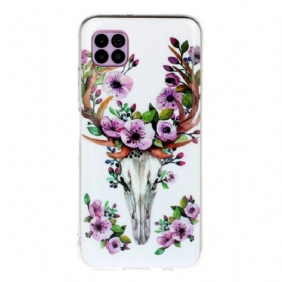 Case Huawei P40 Lite Fluoresoiva Kukkahirvi