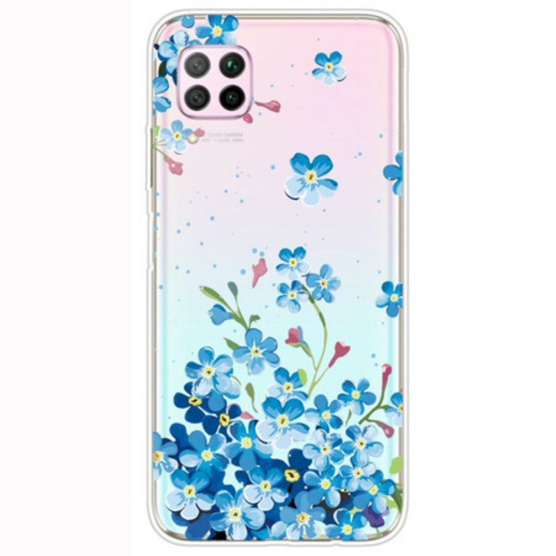 Case Huawei P40 Lite Kimppu Sinisiä Kukkia