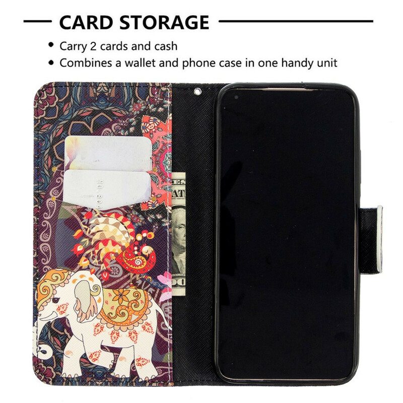 Kotelot Huawei P40 Lite Etnisten Norsujen Mandala