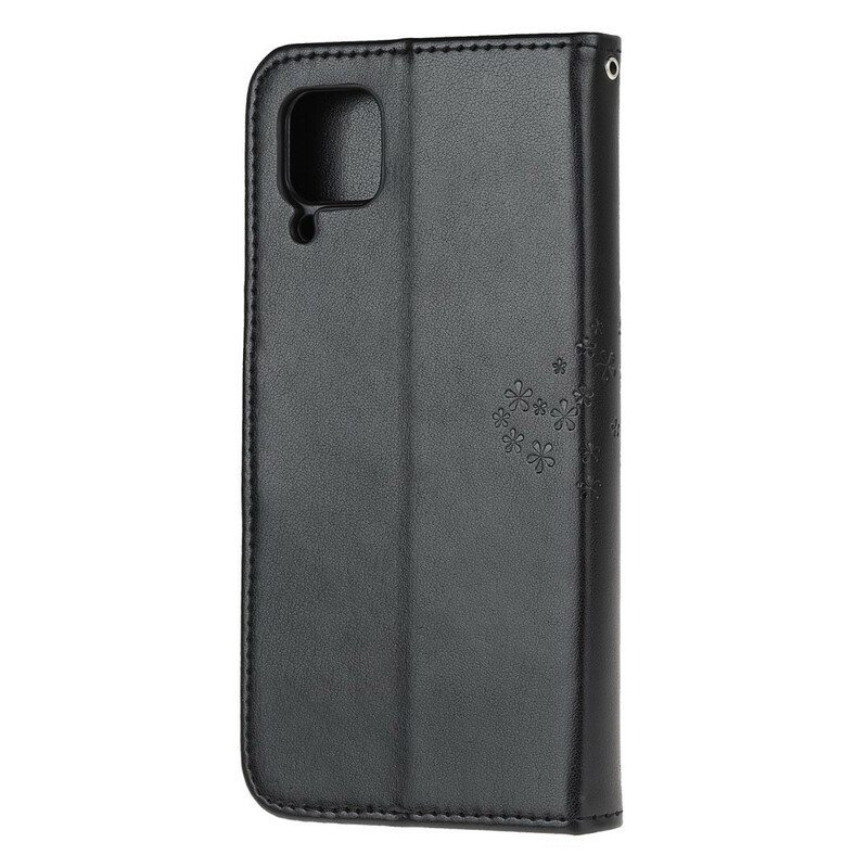 Kotelot Huawei P40 Lite Suojaketju Kuori Tangapuu Ja Pöllöt