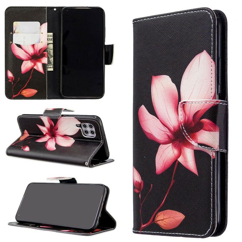 Kotelot Huawei P40 Lite Vaaleanpunainen Kukka