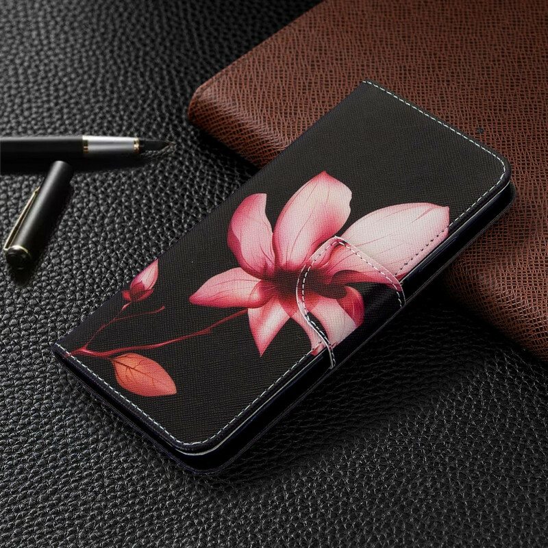 Kotelot Huawei P40 Lite Vaaleanpunainen Kukka