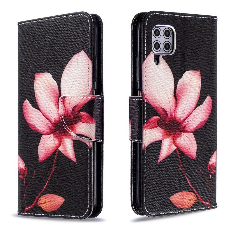 Kotelot Huawei P40 Lite Vaaleanpunainen Kukka