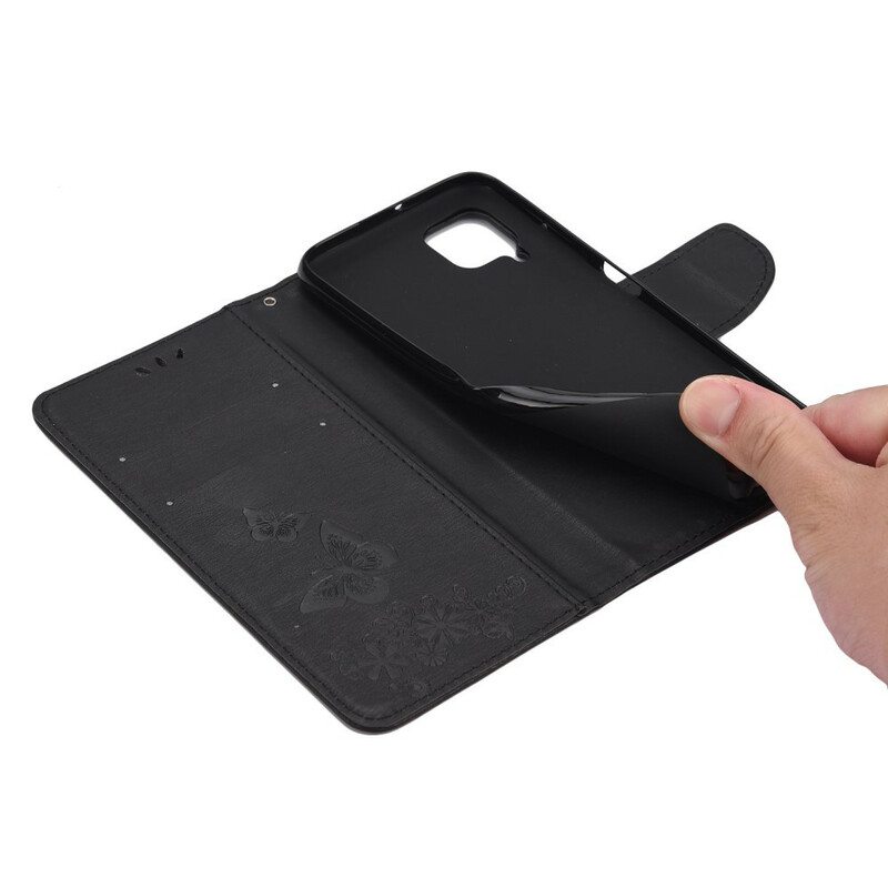 Kotelot Huawei P40 Lite Vain Perhosia Kaulanauhalla
