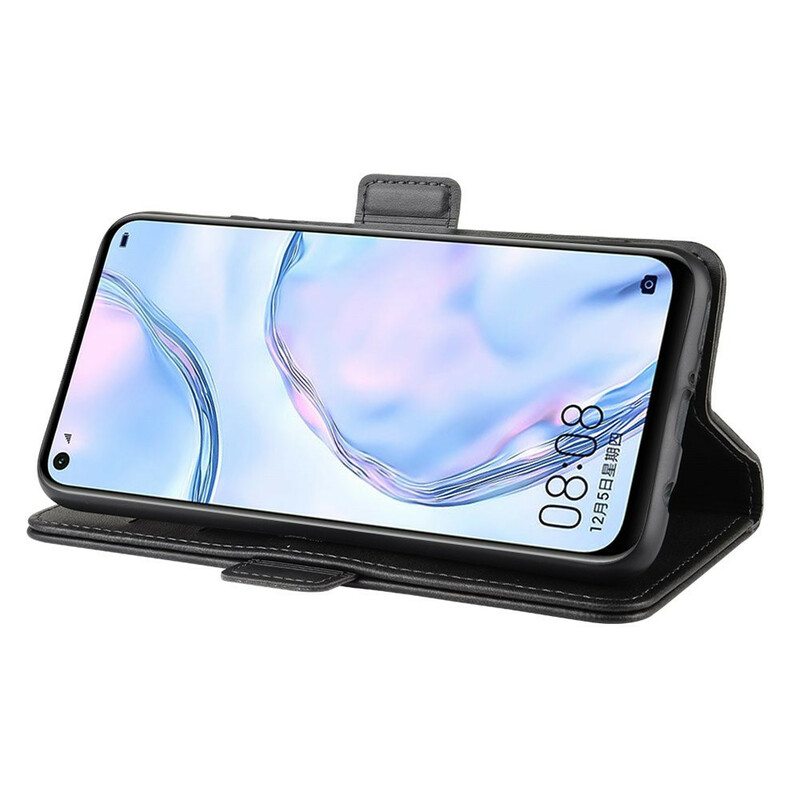 Nahkakotelo Huawei P40 Lite Kotelot Flip Kaksoisläppä