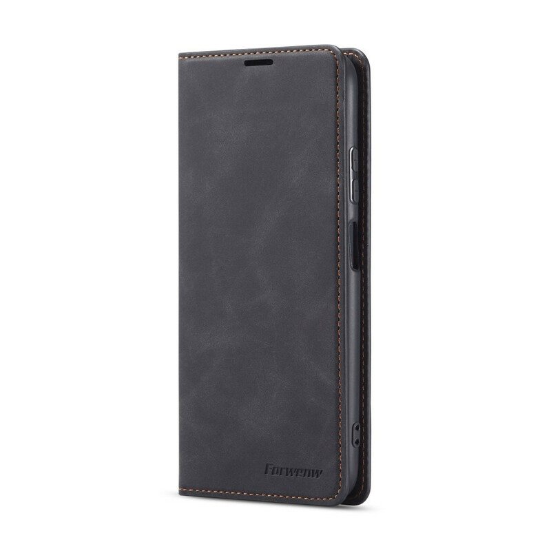 Puhelinkuoret Huawei P40 Lite Kotelot Flip Forwenw Nahkaefekti