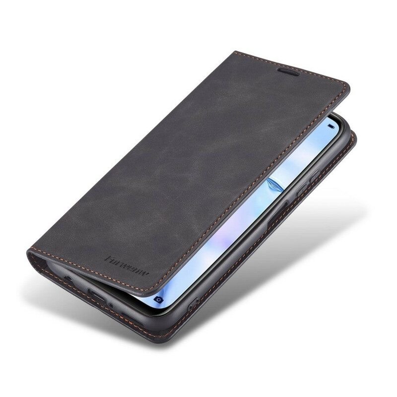 Puhelinkuoret Huawei P40 Lite Kotelot Flip Forwenw Nahkaefekti