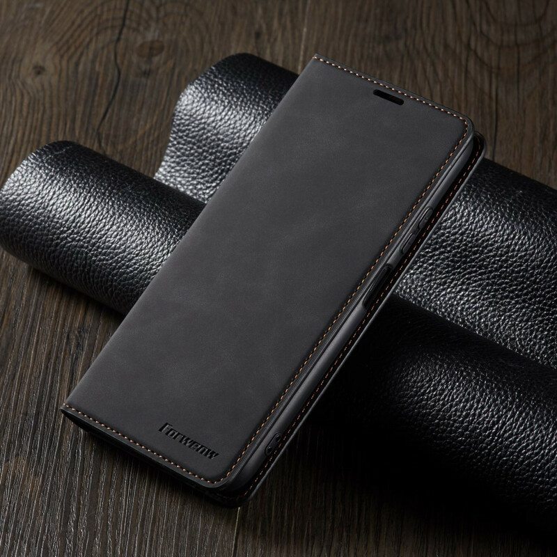 Puhelinkuoret Huawei P40 Lite Kotelot Flip Forwenw Nahkaefekti