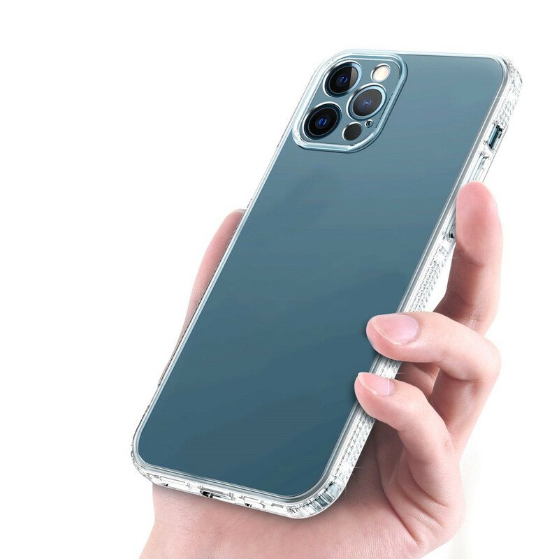 Case iPhone 13 Pro Läpinäkyvät Timanttireunat