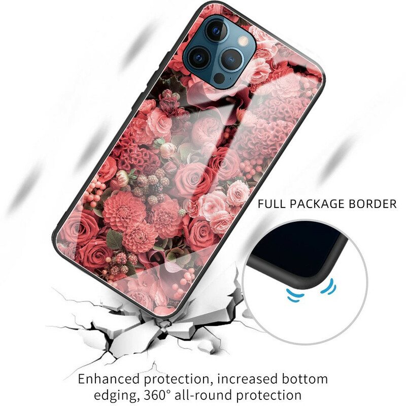 Case iPhone 13 Pro Rose Flowers Karkaistu Lasi