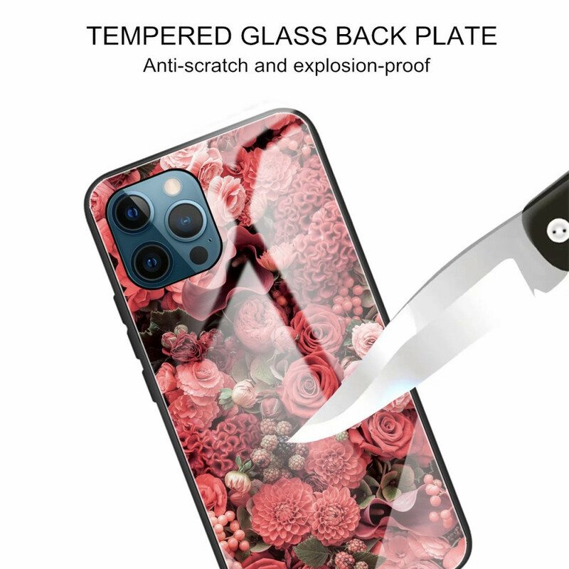 Case iPhone 13 Pro Rose Flowers Karkaistu Lasi