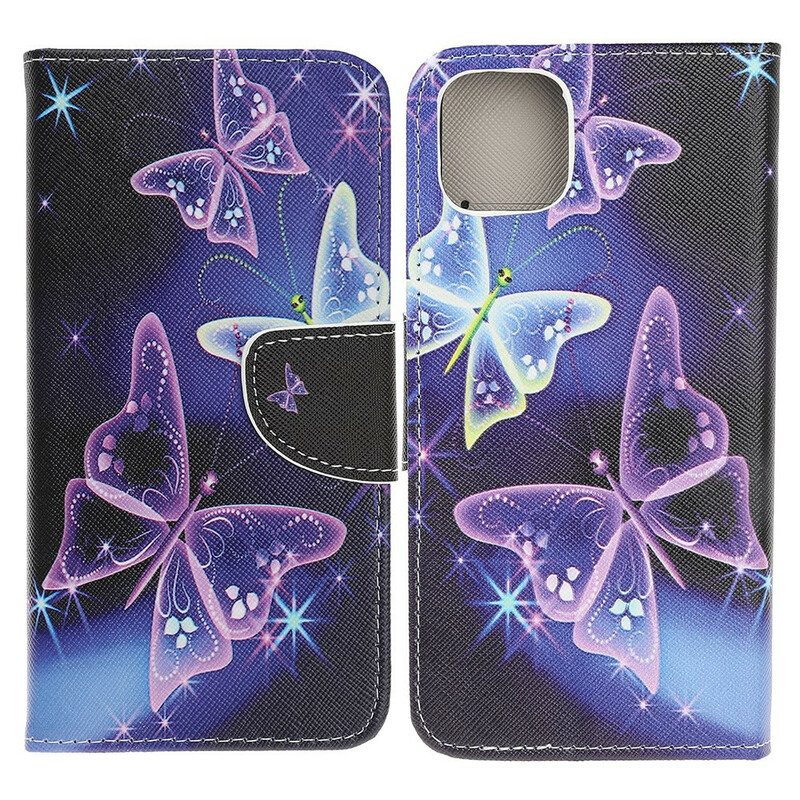 Flip Case iPhone 13 Pro Modernit Perhoset