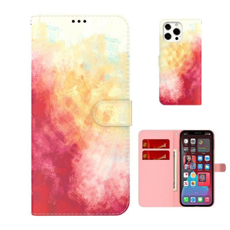 Kotelot iPhone 13 Pro Akvarelli