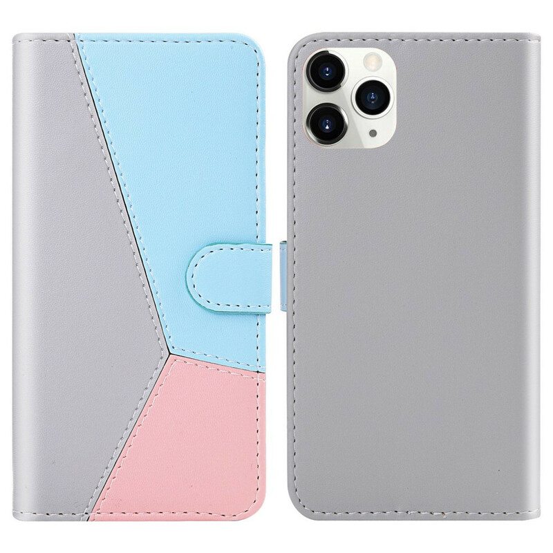 Kotelot iPhone 13 Pro Kolmivärinen Nahkaefekti