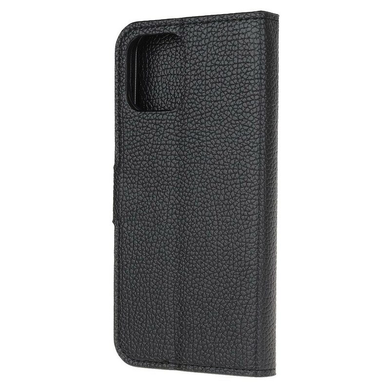 Kotelot iPhone 13 Pro Litchi Grain -nahkaefekti