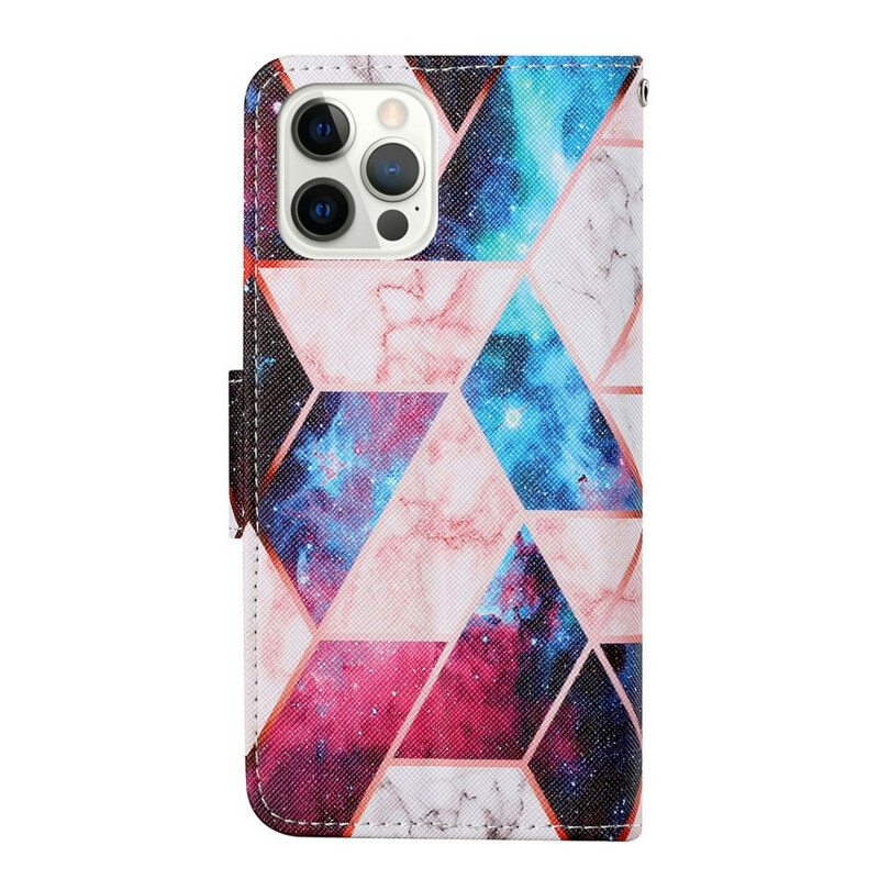 Kotelot iPhone 13 Pro Marmori Kaulanauhalla